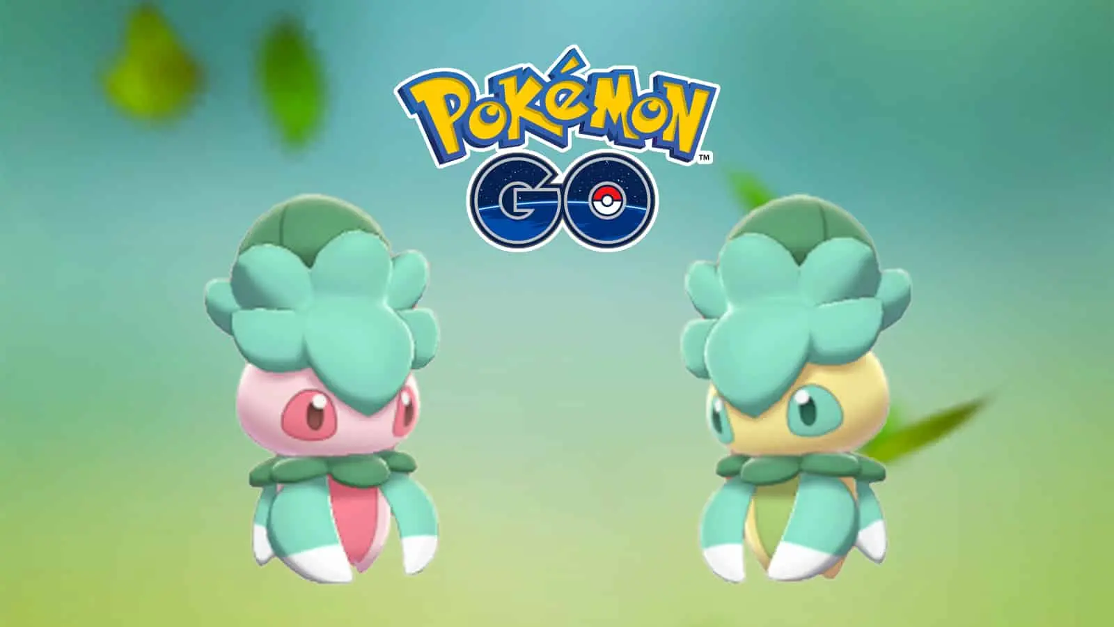 Shiny Fomantis appearing in Pokemon Go