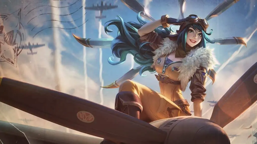 Aviator Irelia in League of Legends