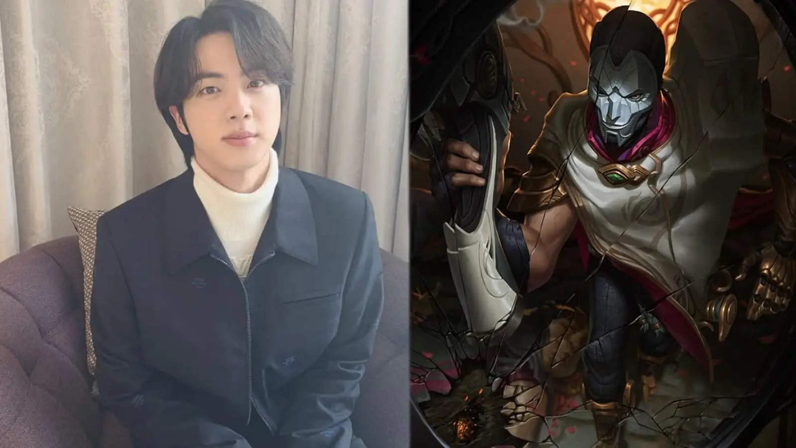 jin jhin league of legends bts