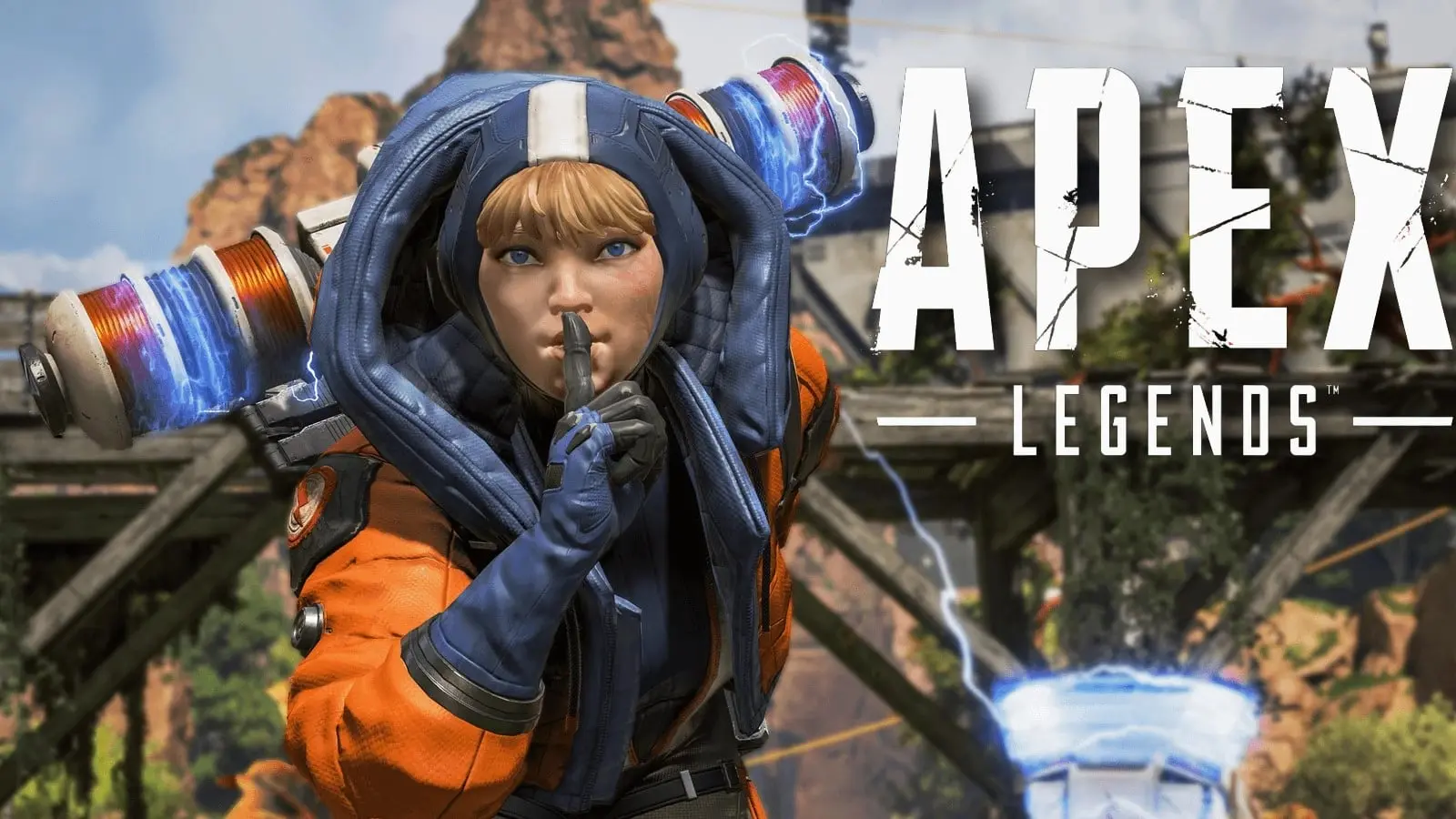 Apex Legends' Wattson shushes the camera