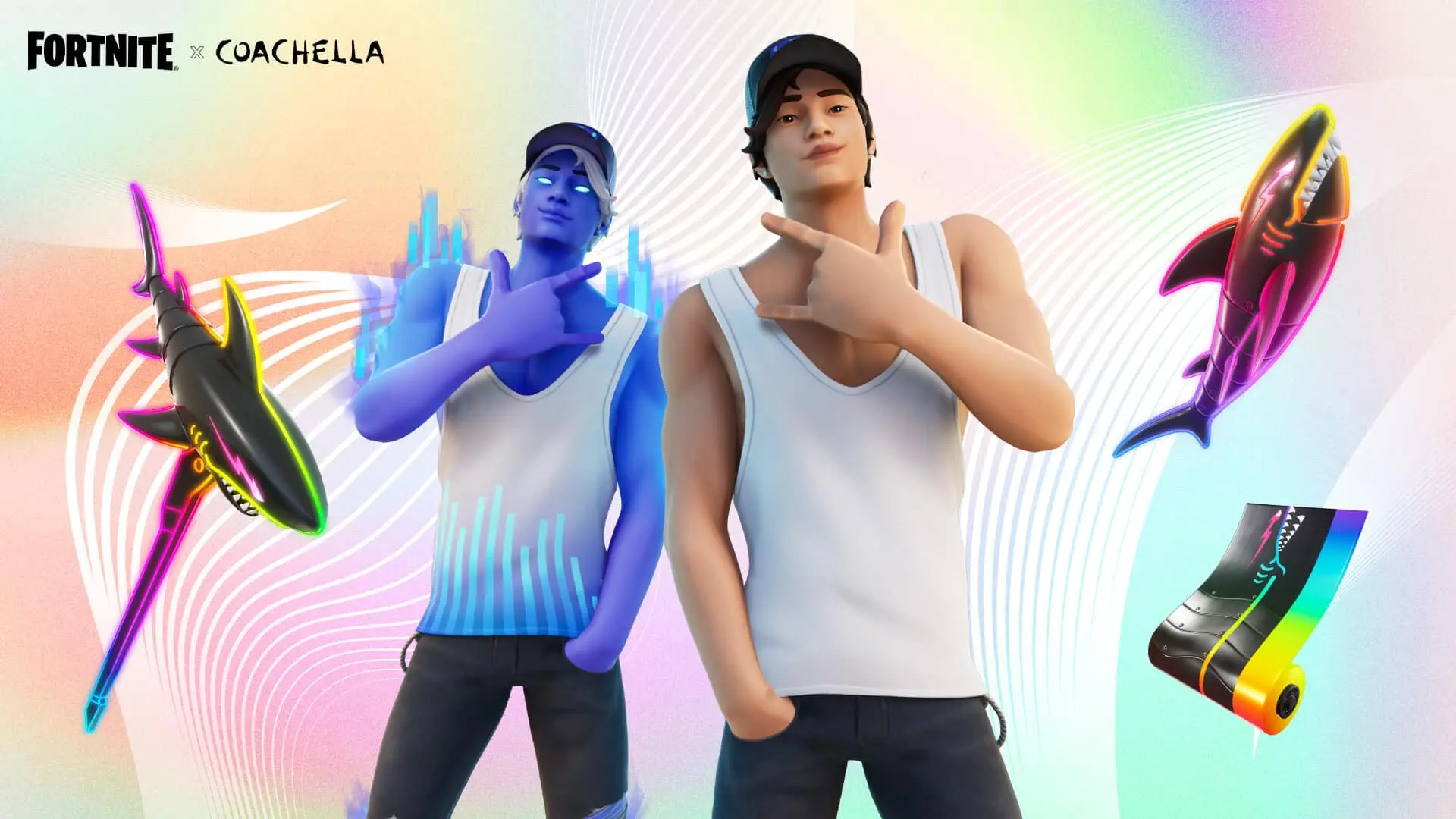 Fortnite x Coachella Wilder skins and accessories