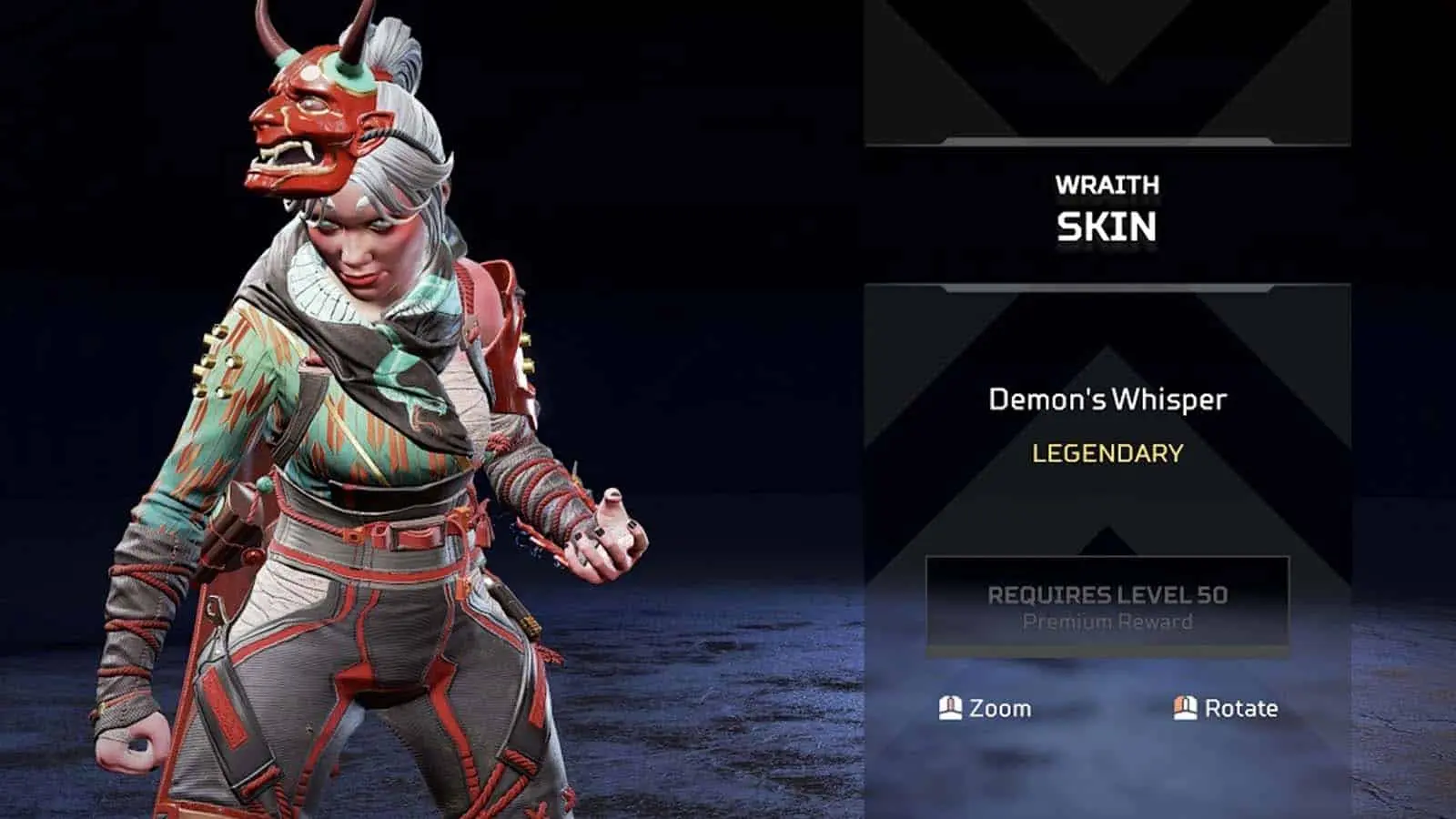 Demon Whisper skin in Apex Legends