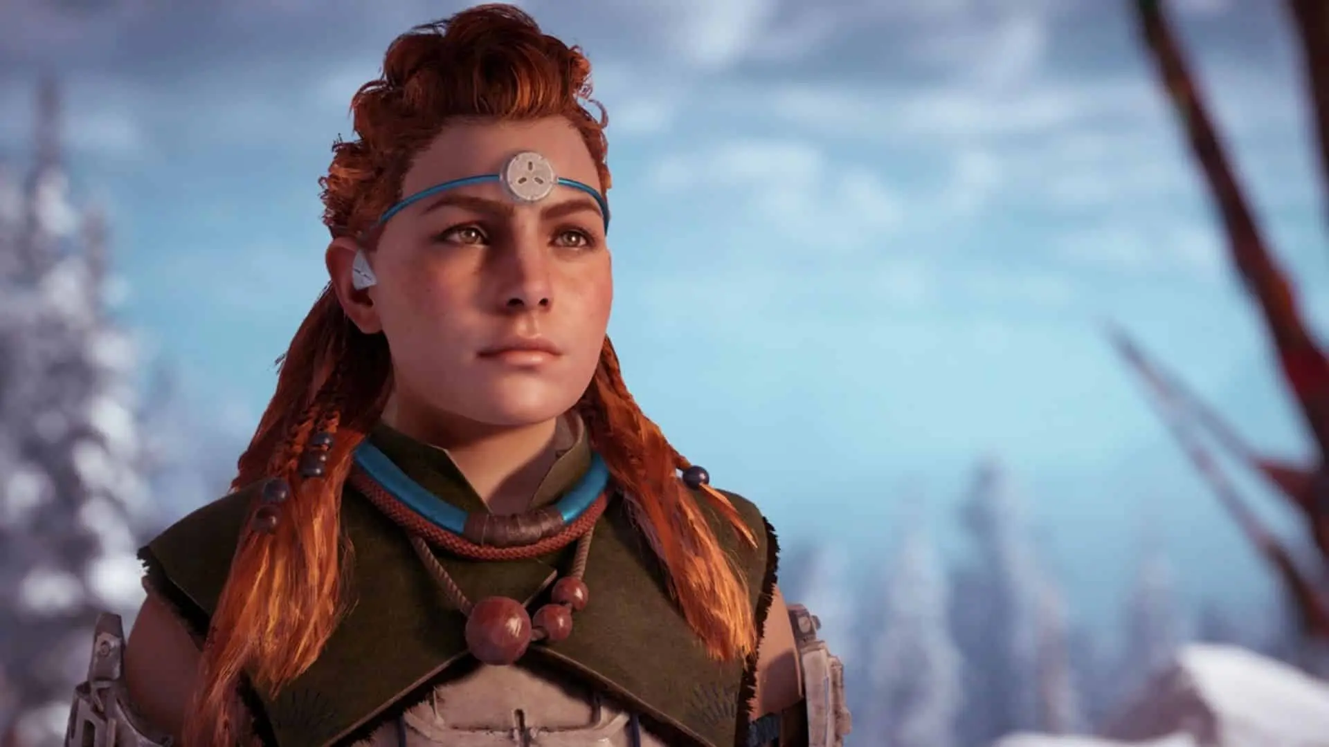 aloy in cutscene in horizon zero dawn