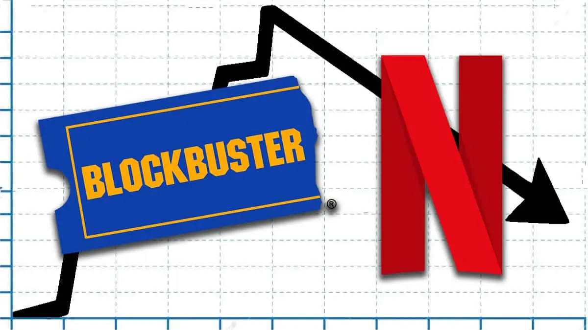 blockbuster tweet viral netflix decline