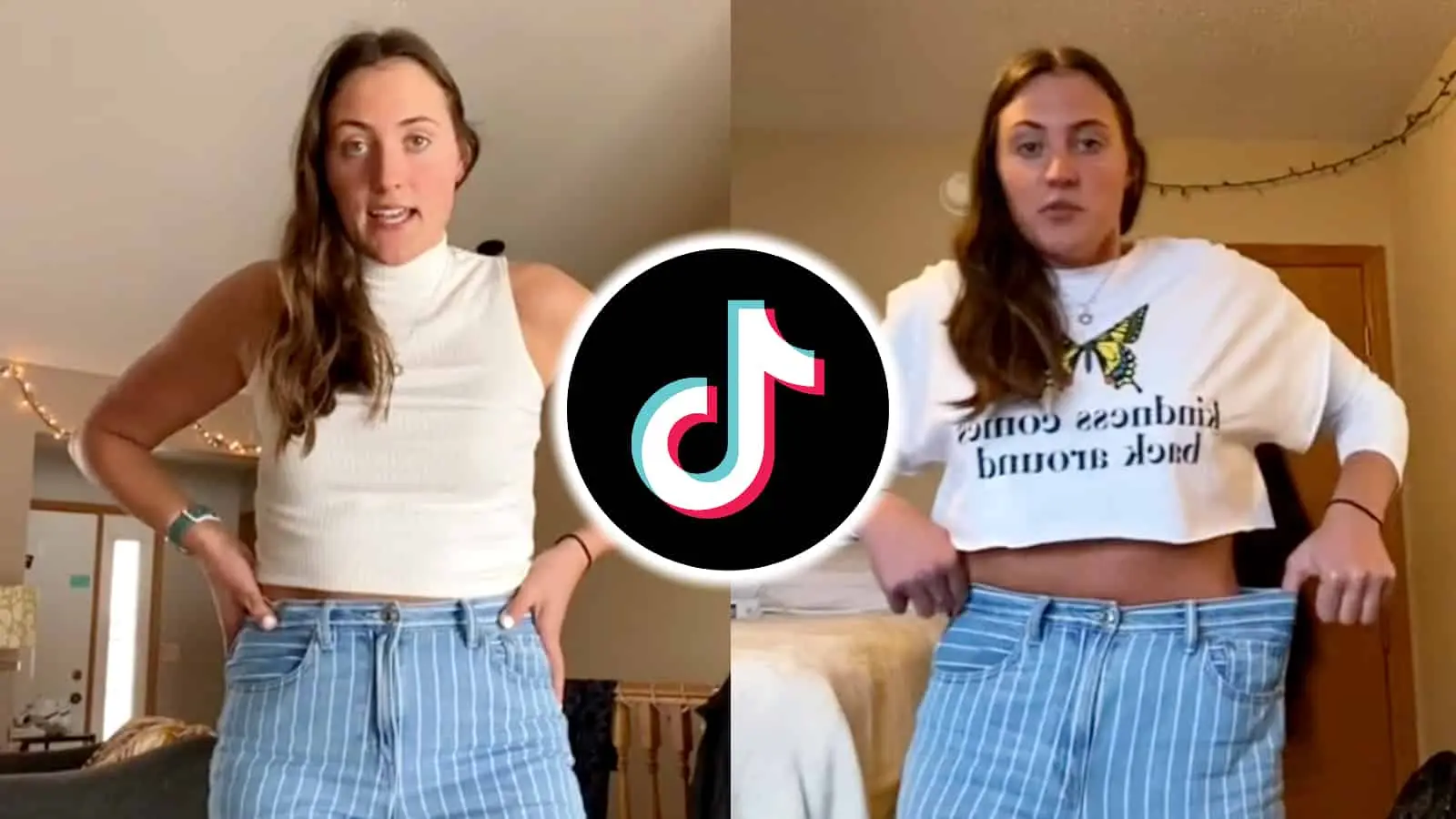 TikTok users does viral TikTok jeans hack