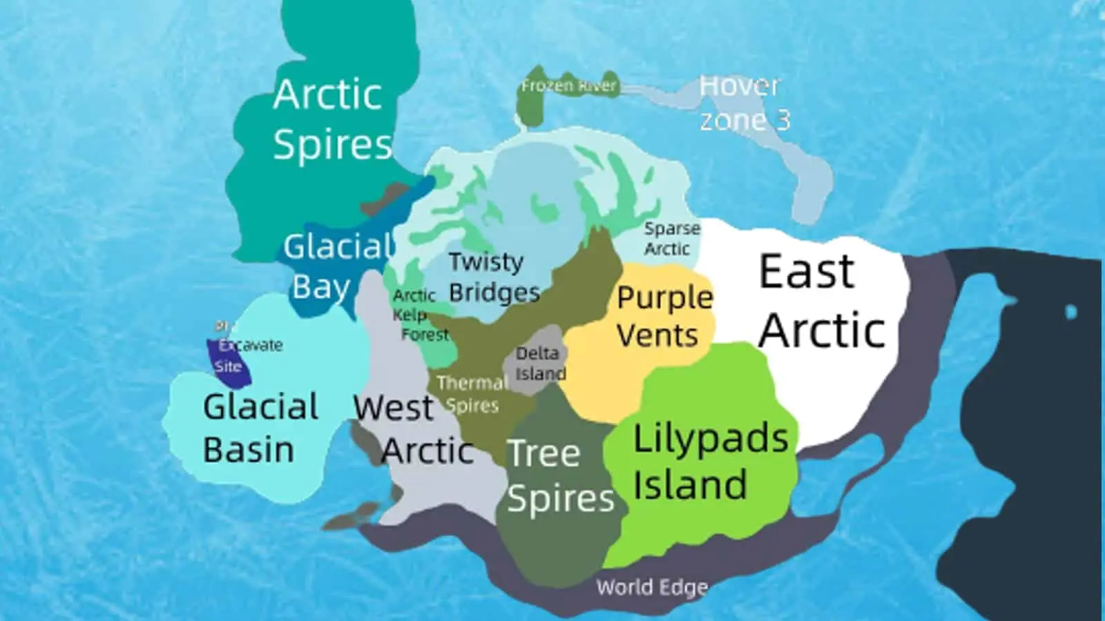 Subnautic Below Zero map