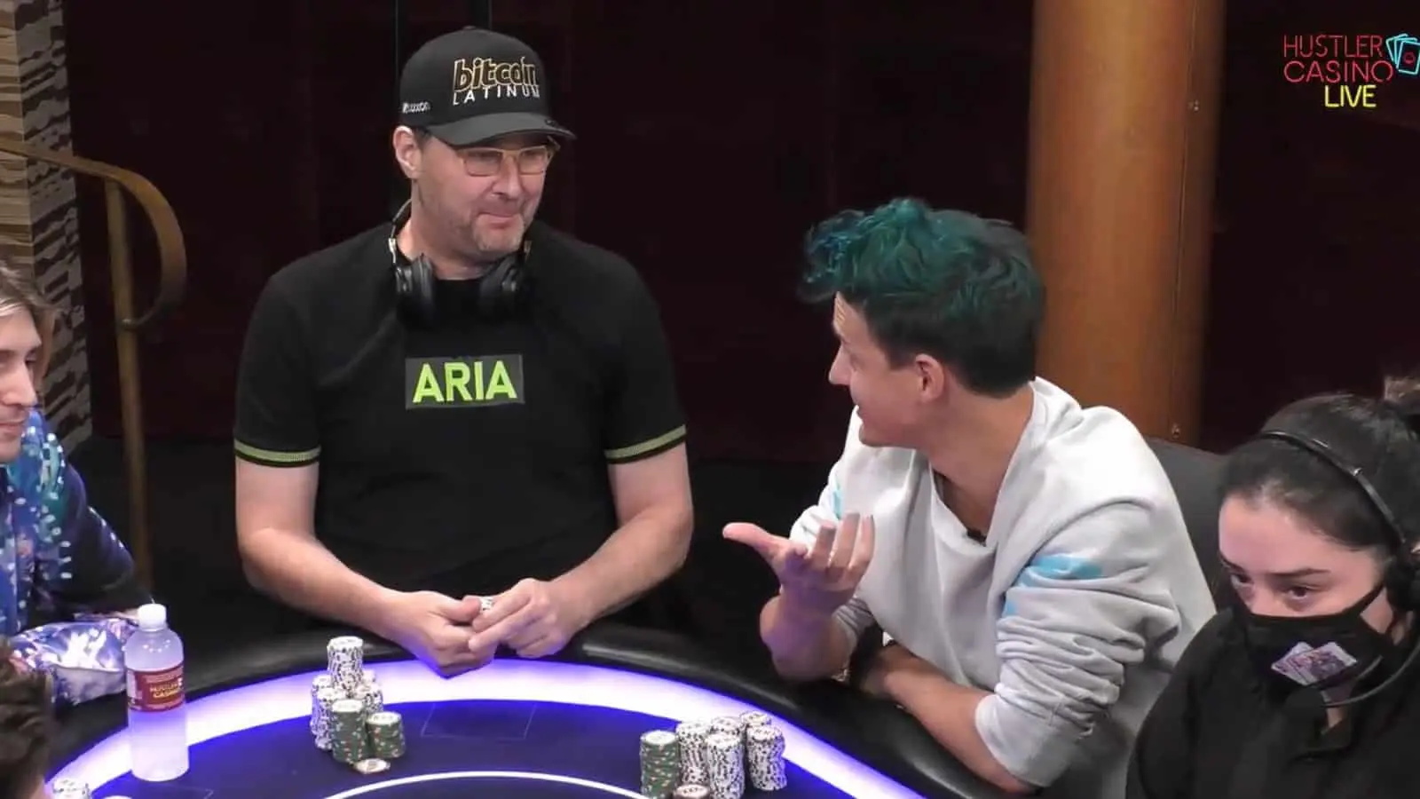 Ninja and Phil Hellmuth Ludwig poker tournament