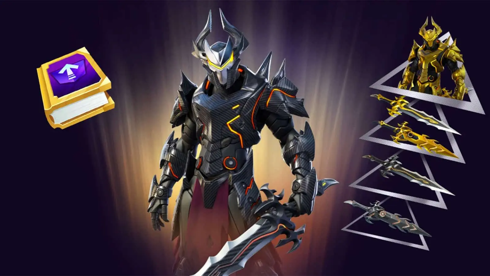 A screenshot of the Omega Knight Quests Bundle in Fortnite