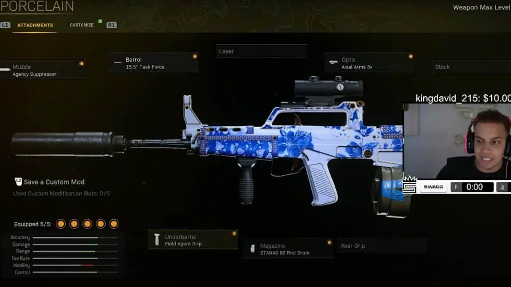 Swagg Warzone QBZ weapon preview