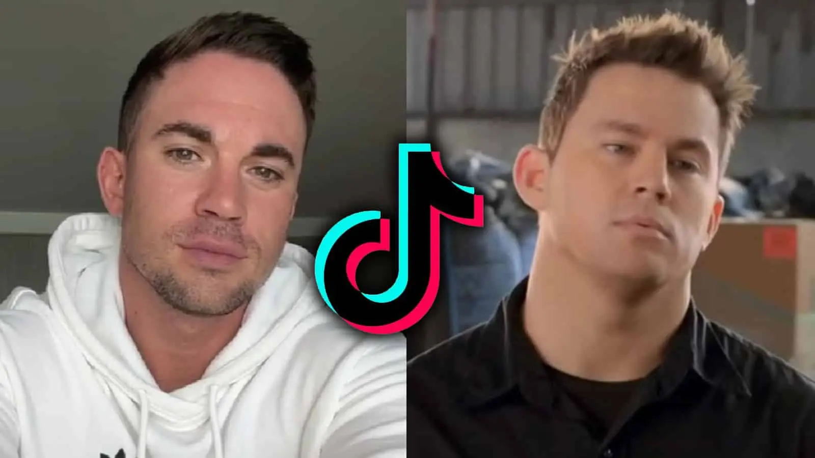 an image of will parfitt and channing tatum on tiktok