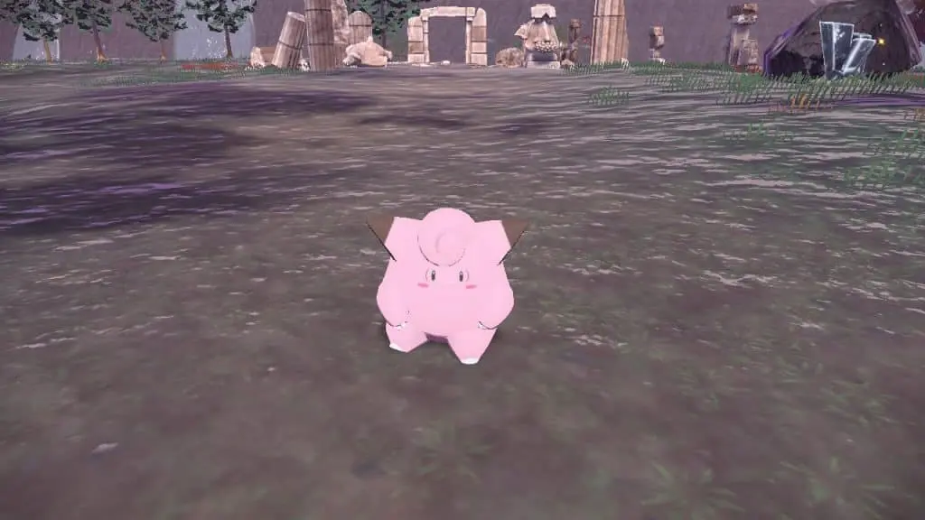 clefairy in coronet highlands pokemon legends arceus