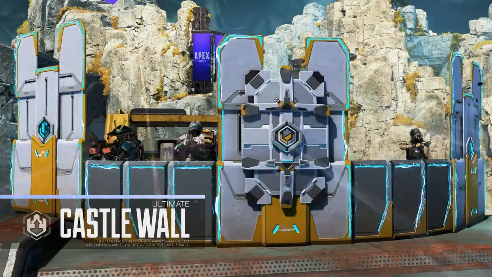 Newcastle Castle Wall Apex Legends