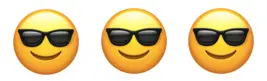 Sunglasses emojis