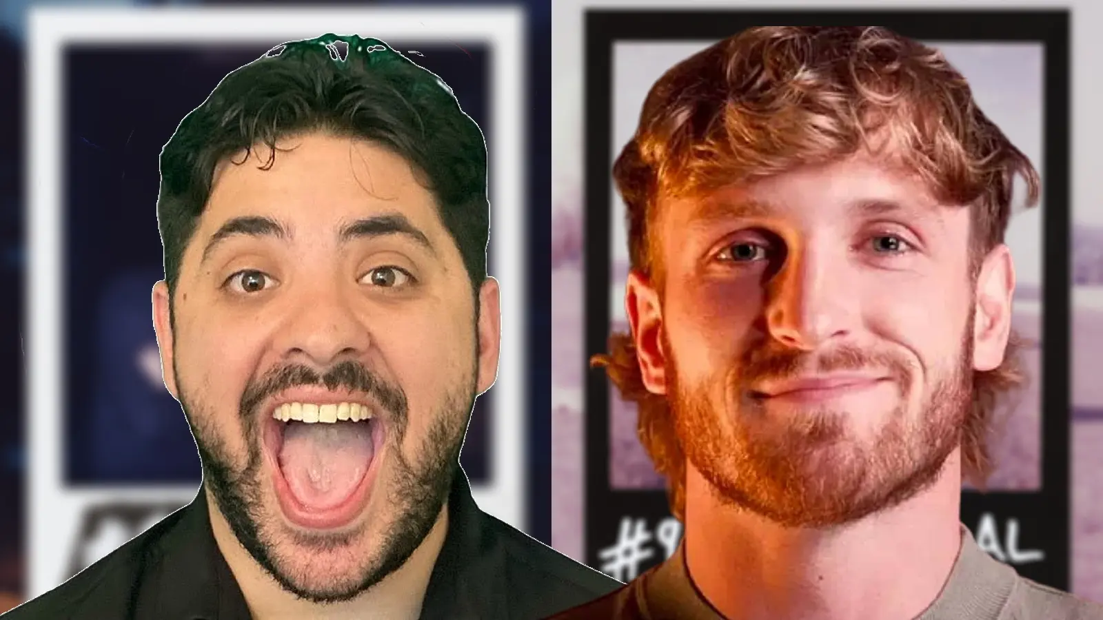 Shahan Khoshafian and Logan Paul over blurred images of 99 Originals NFTs