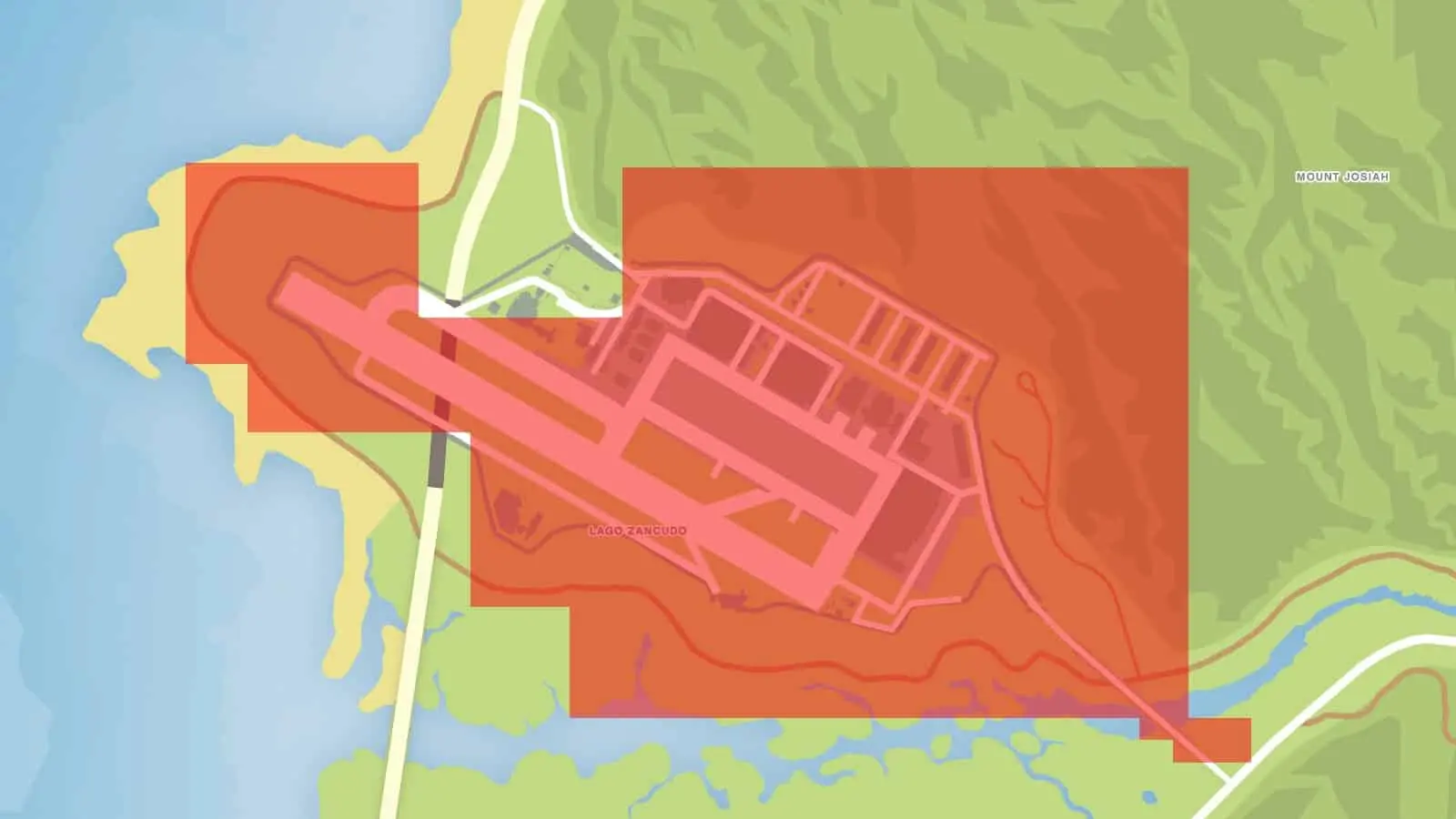 Fort Zancudo map