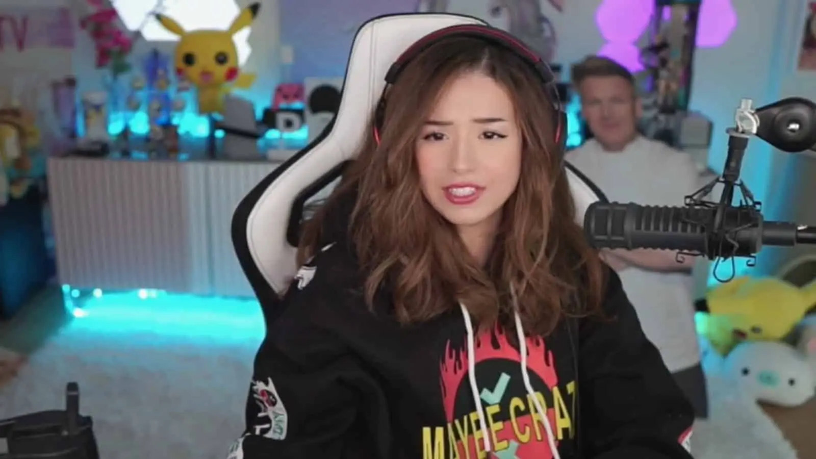 Pokimane streaming on Twitch