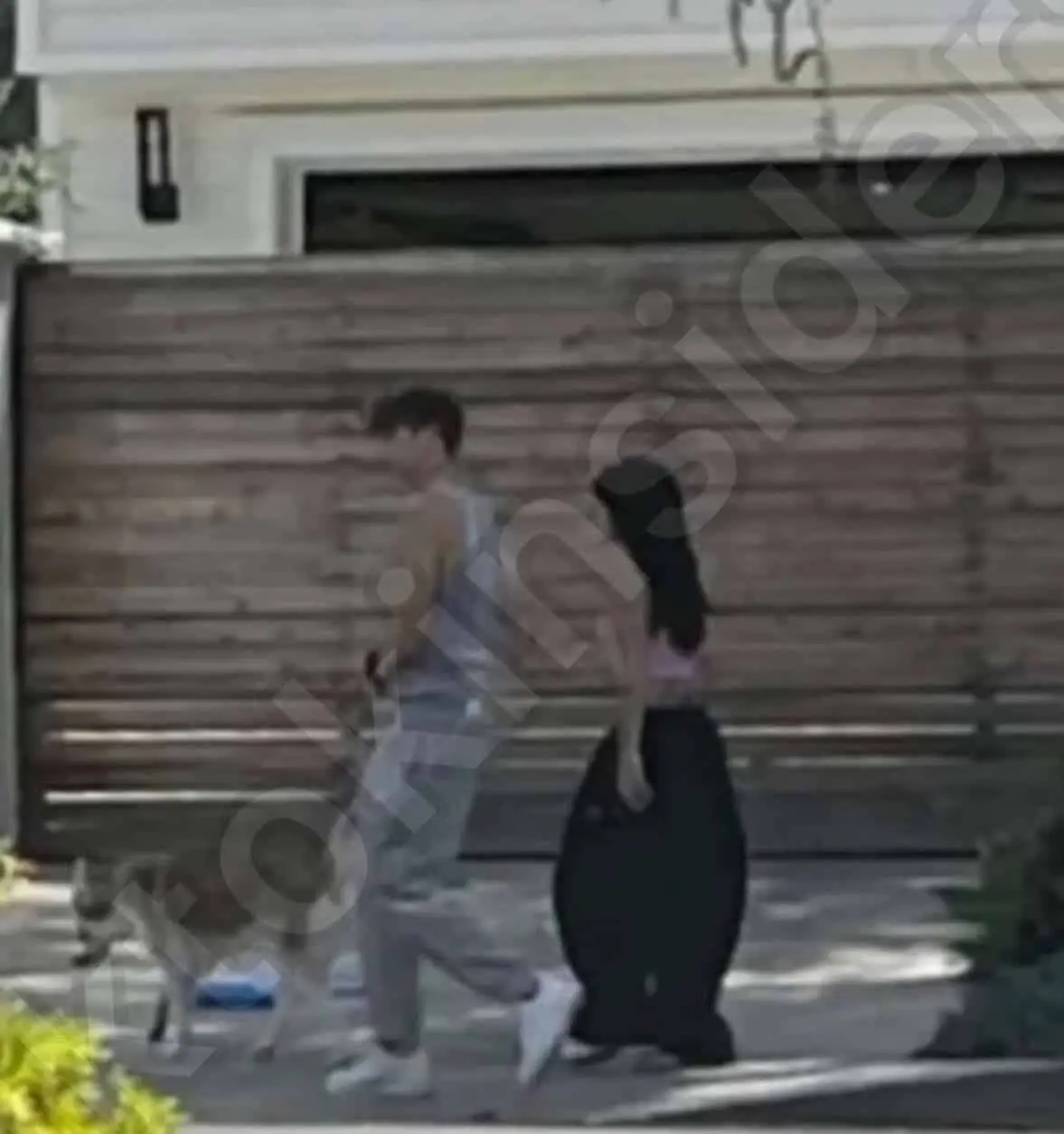 josh and nessa walking