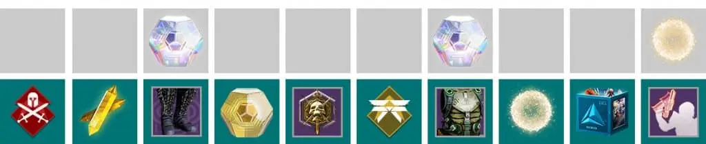 Destiny 2 Season of the Haunted season pass ranks 71 - 80