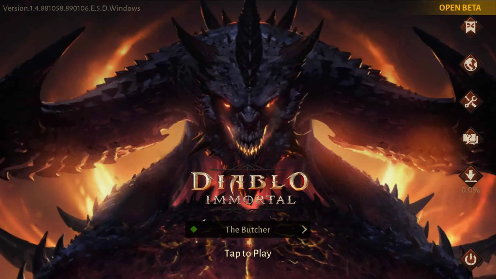 diablo immortal pc loading screen