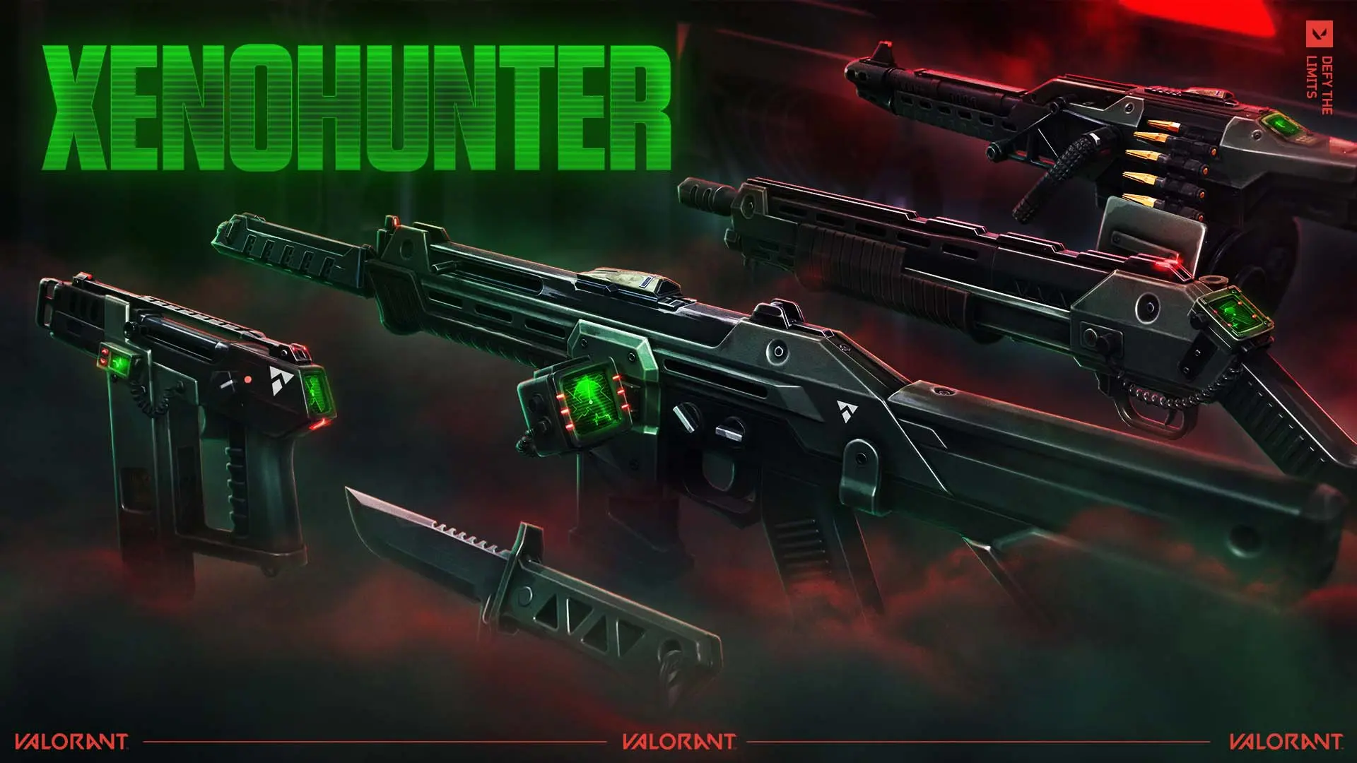 valorant xenohunter skin bundle melee knift bucky frenzy odin phantom