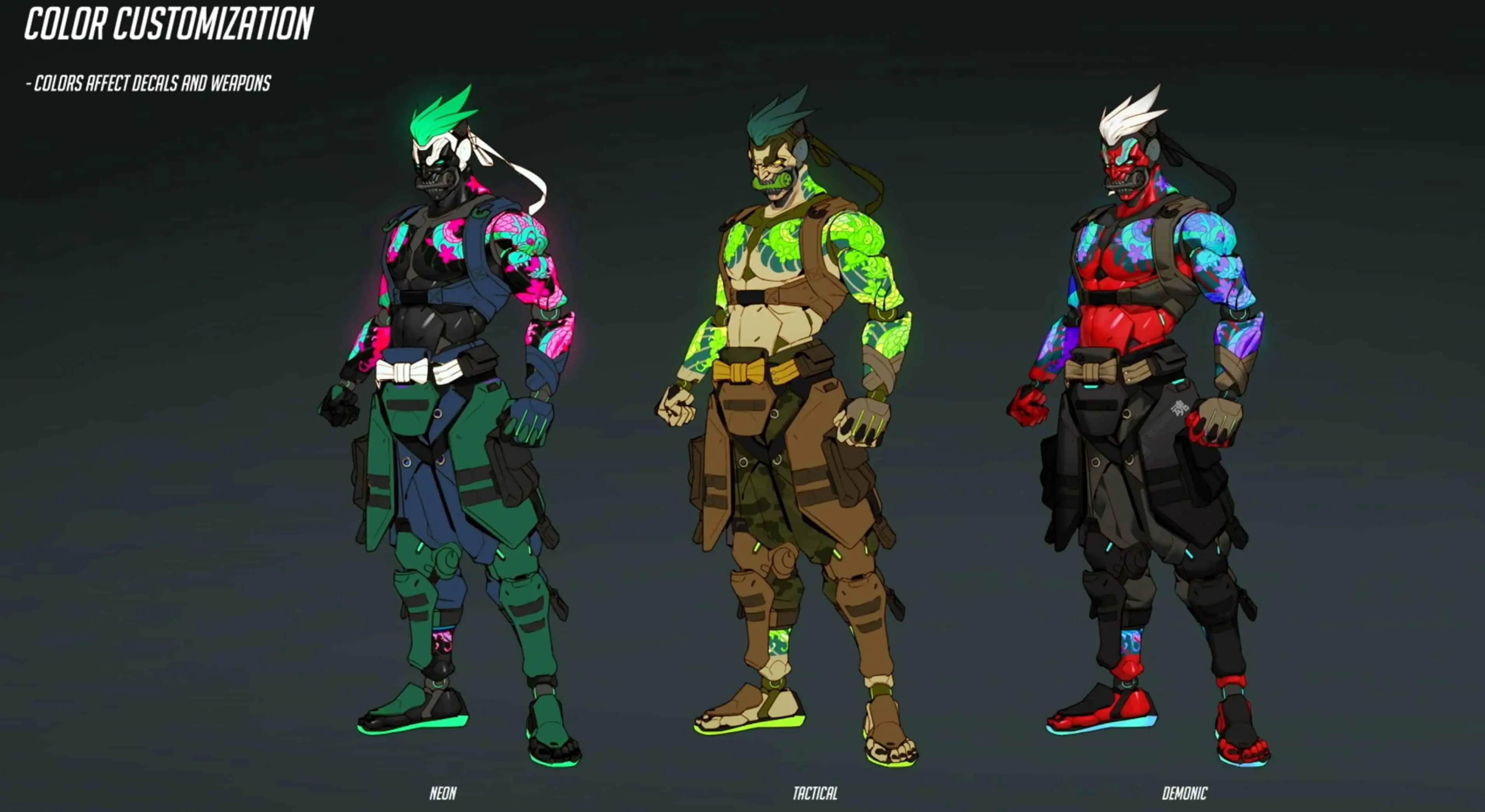 Overwatch 2 Genji Mythic skin concept art