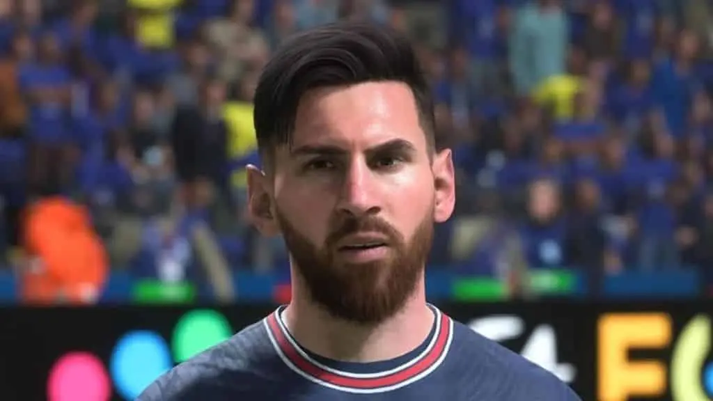 Lionel Messi playing for PSG