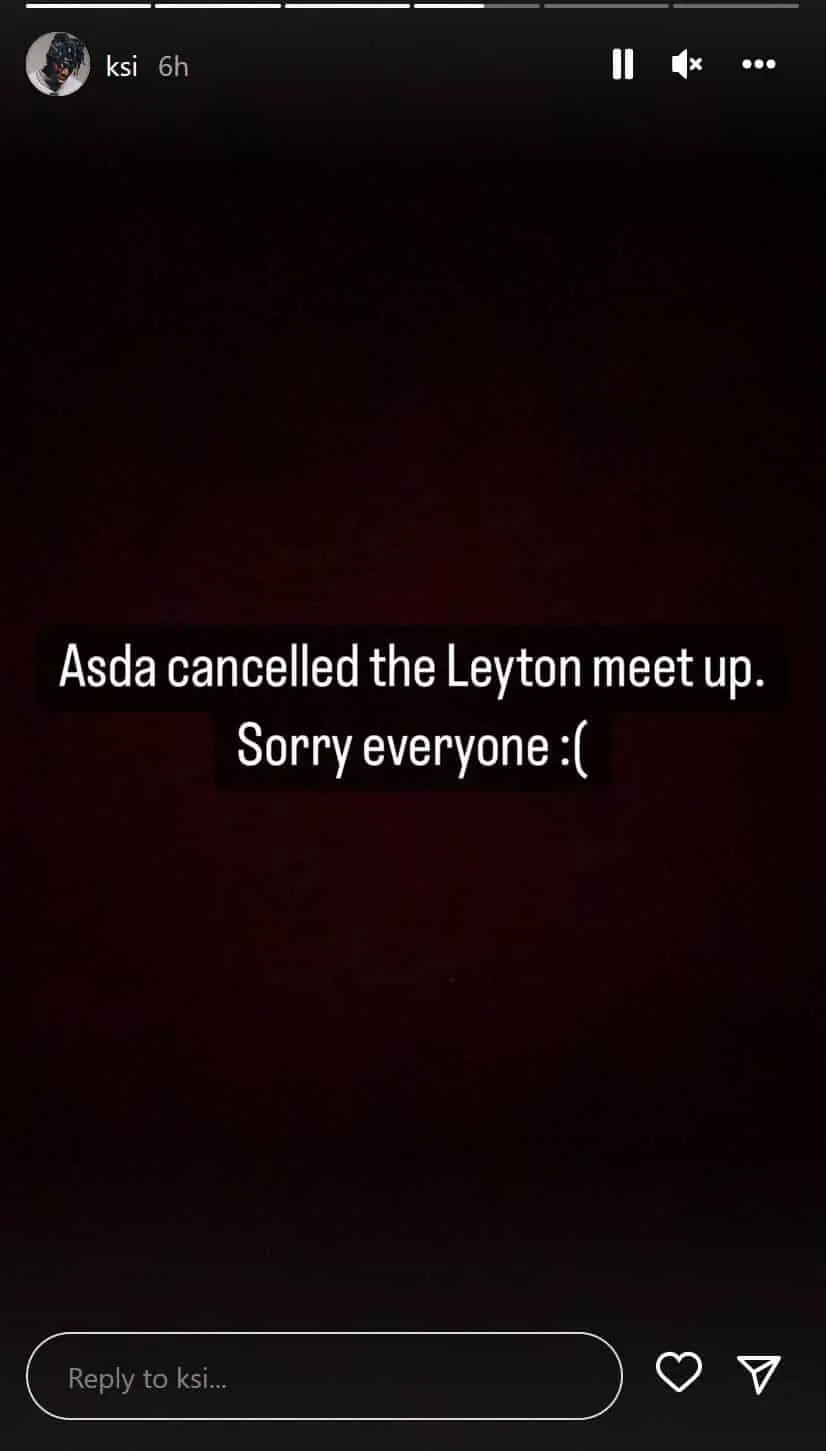 ksi insta story prime meetup