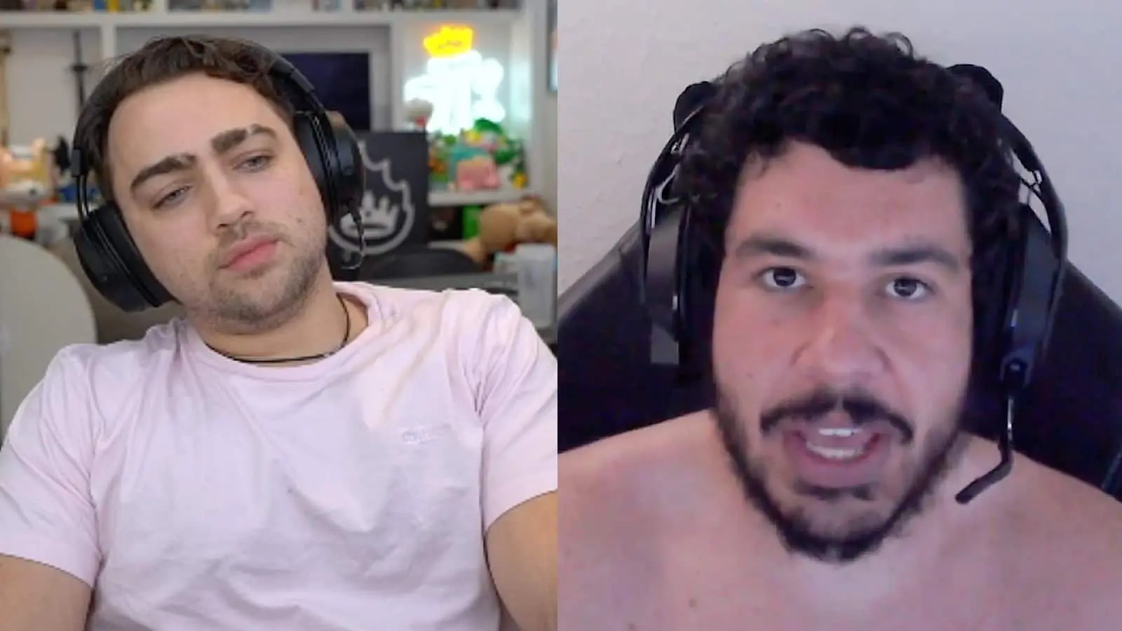 Mizkif and Greekgodx on Twitch