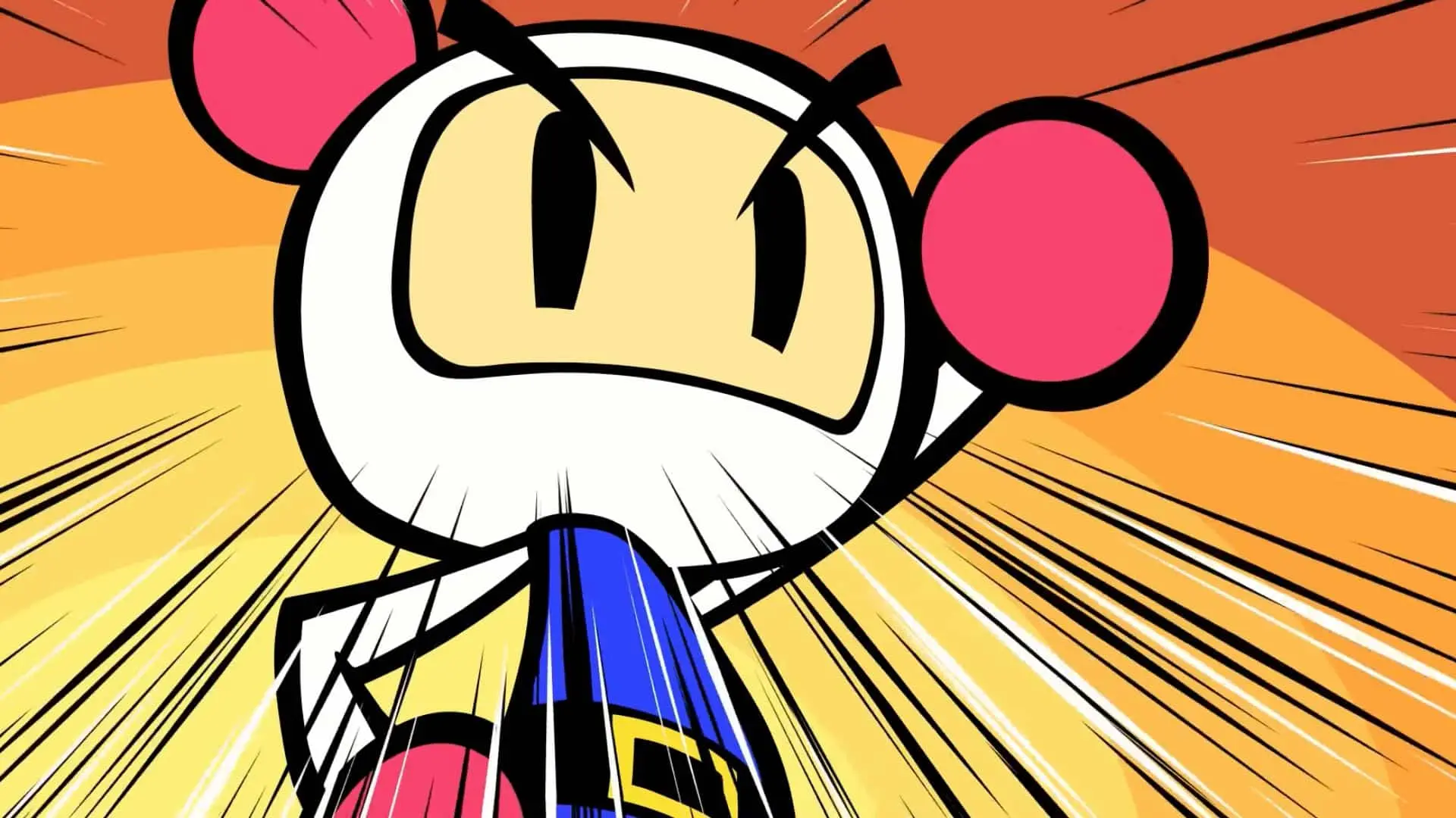 bomberman posing