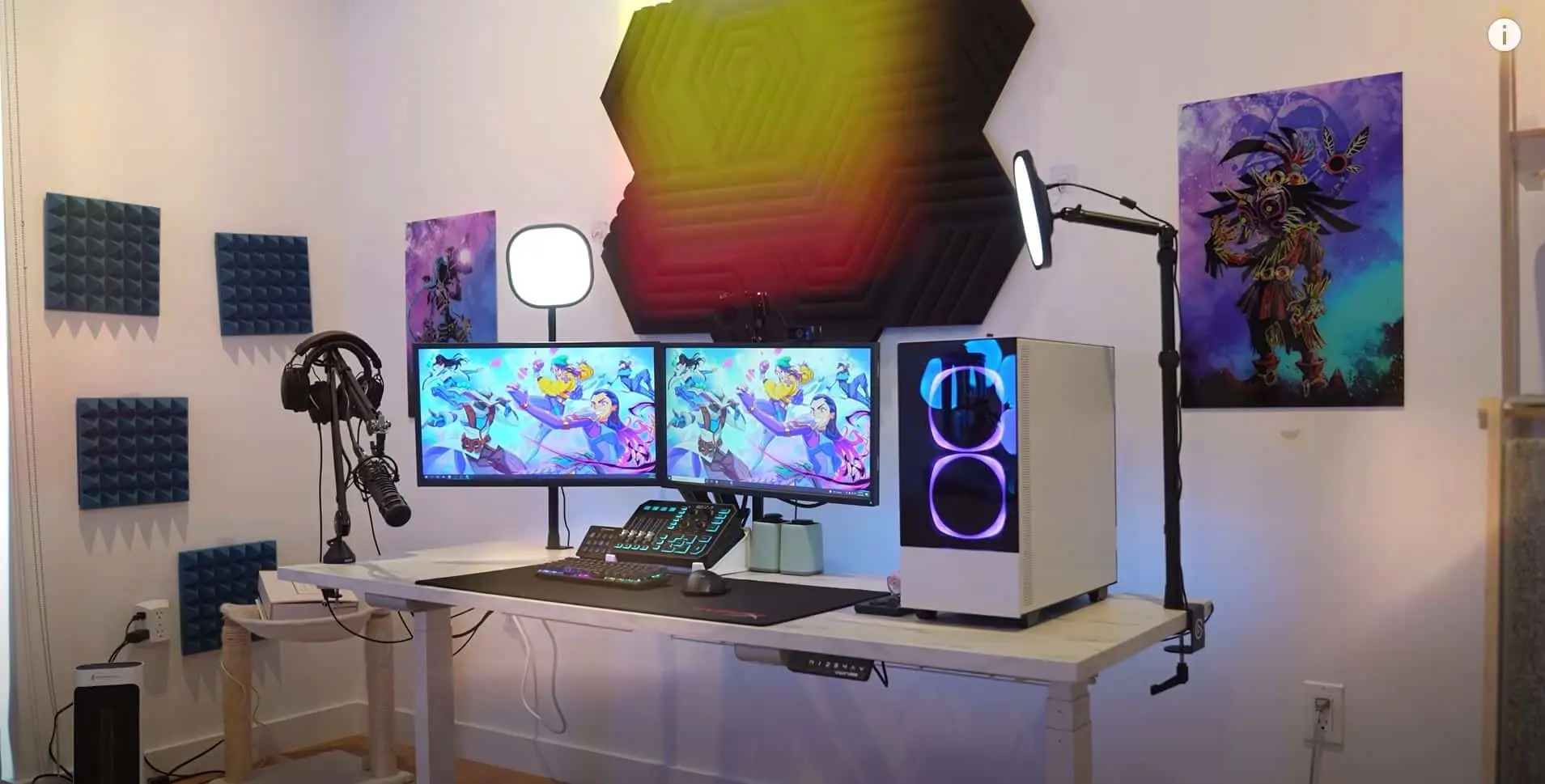 pokimane's new pc setup