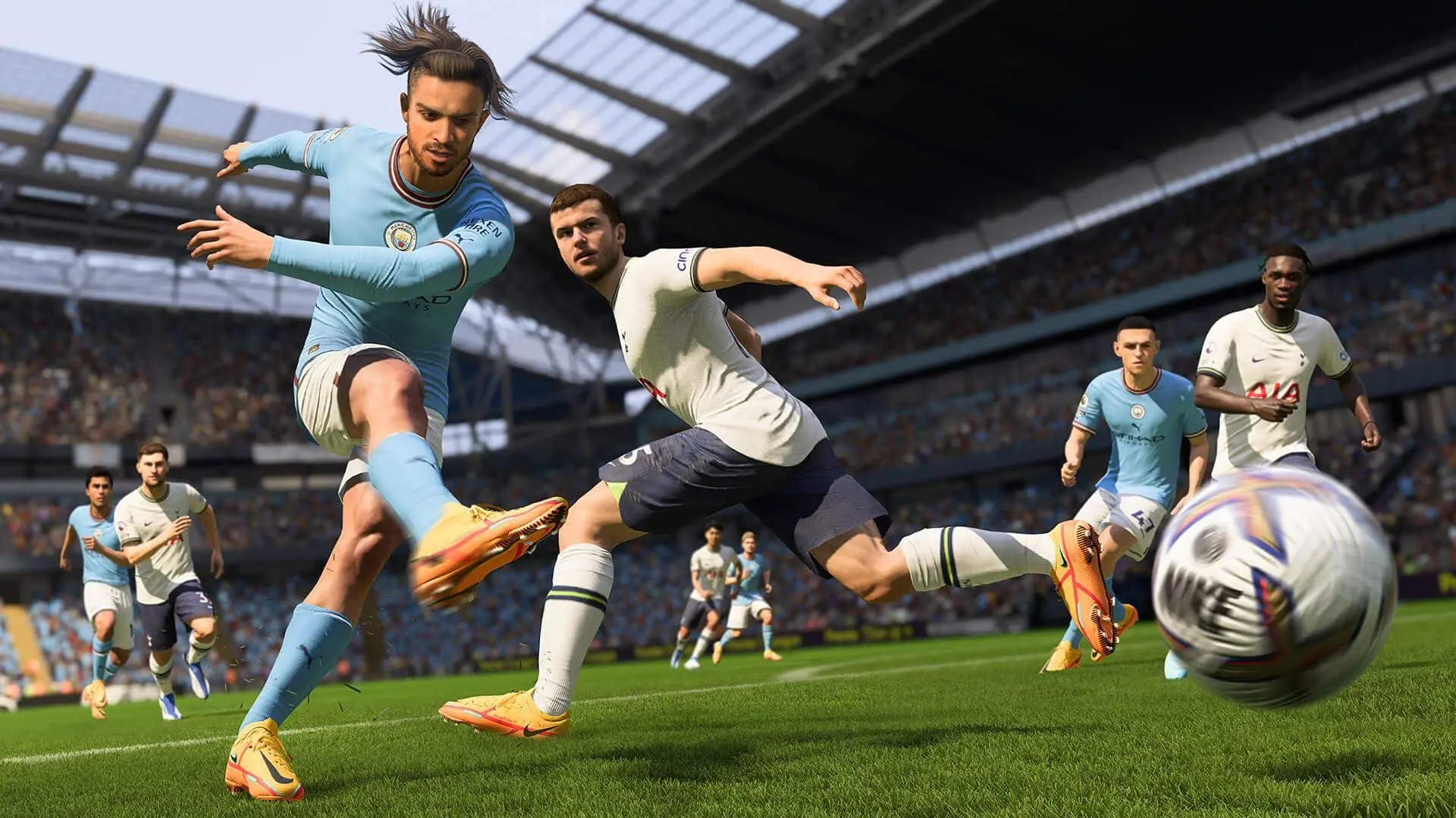 Jack Grealish shooting in fifa 23