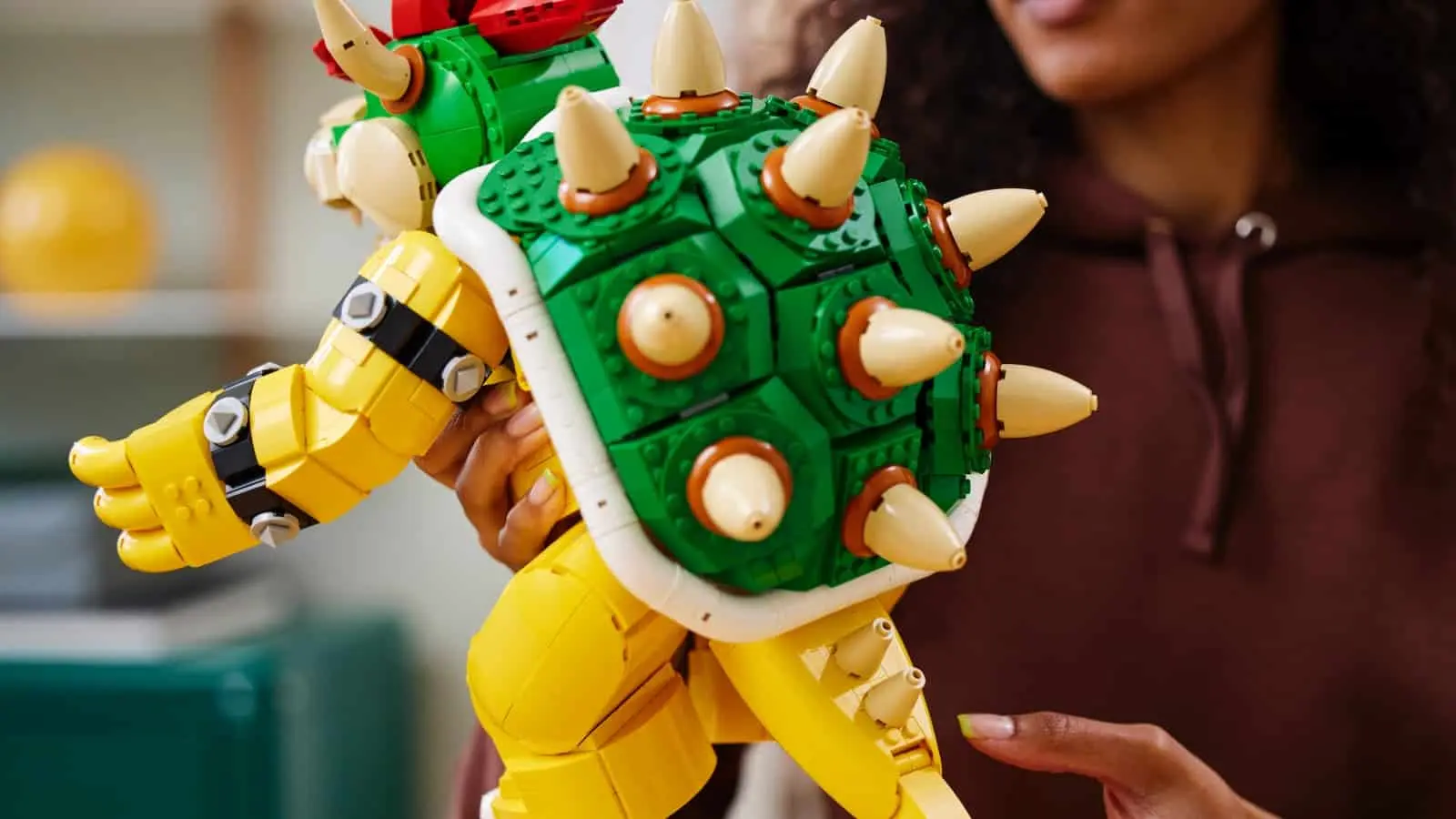 mighty bowser lego set back