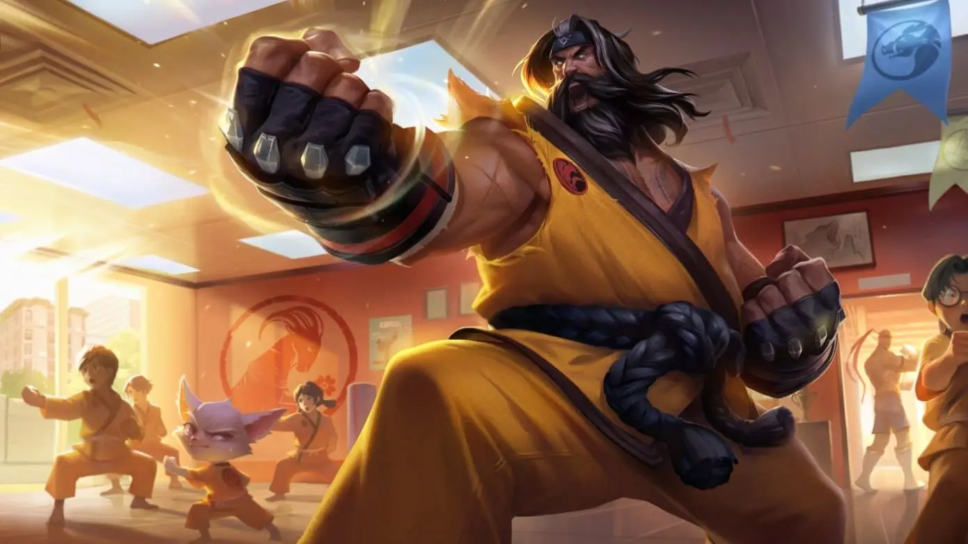 Black Belt Udyr rework skin in League of Legends