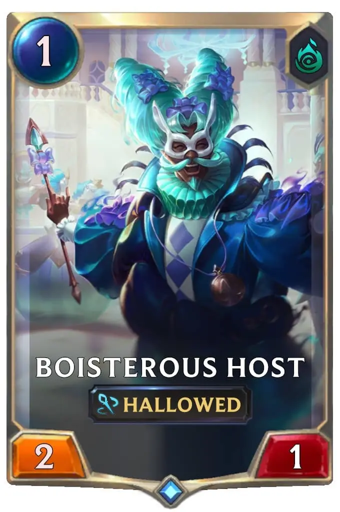 Boisterous Host Legends of Runeterra Card