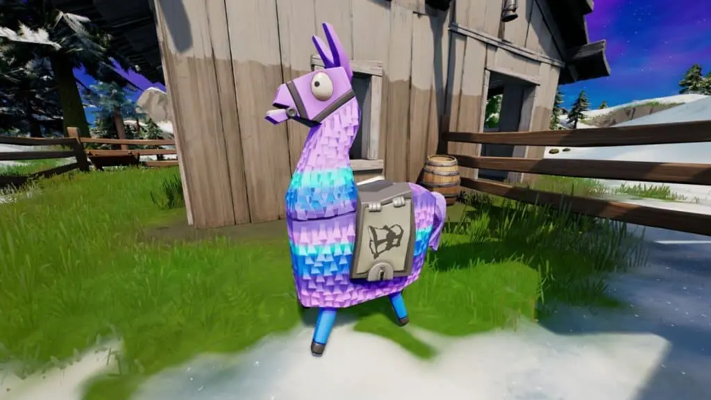 fortnite llamas glitch weird