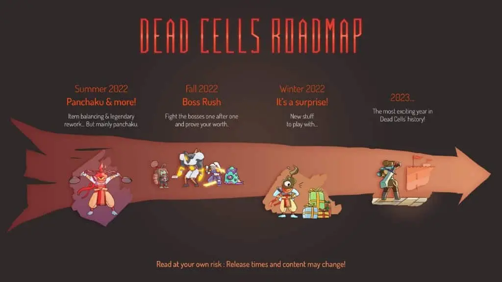 Dead Cells DLC roadmap