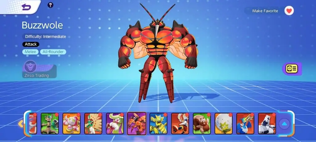 Pokemon Unite Buzzswole