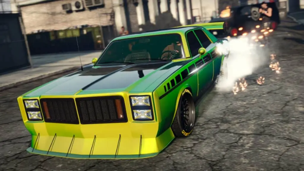 gta online green car