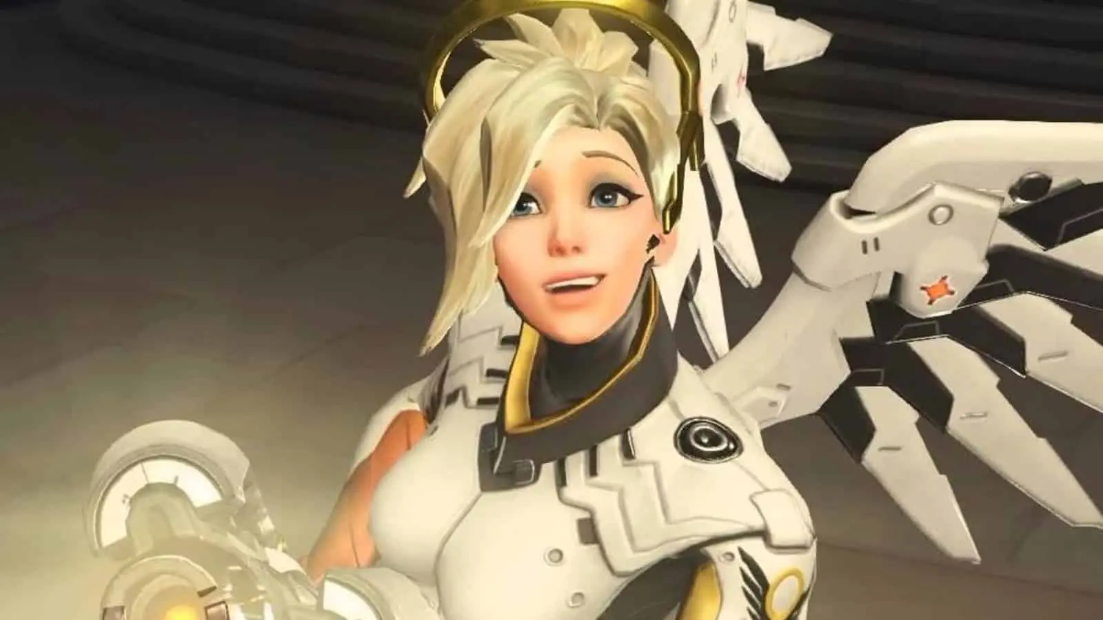 overwatch mercy glitch facial expression