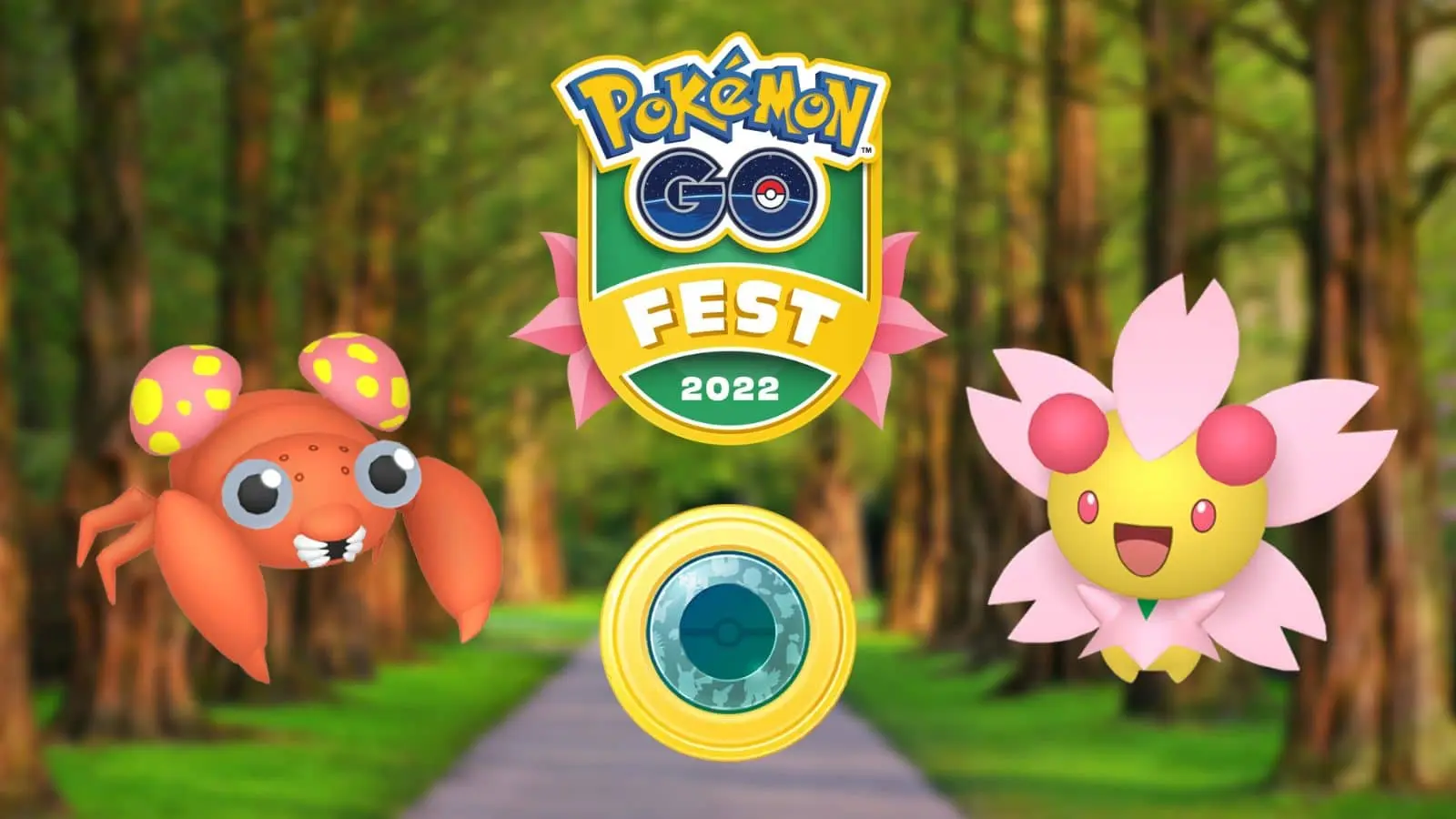 pokemon go fest sapporo park paras cherrim header image