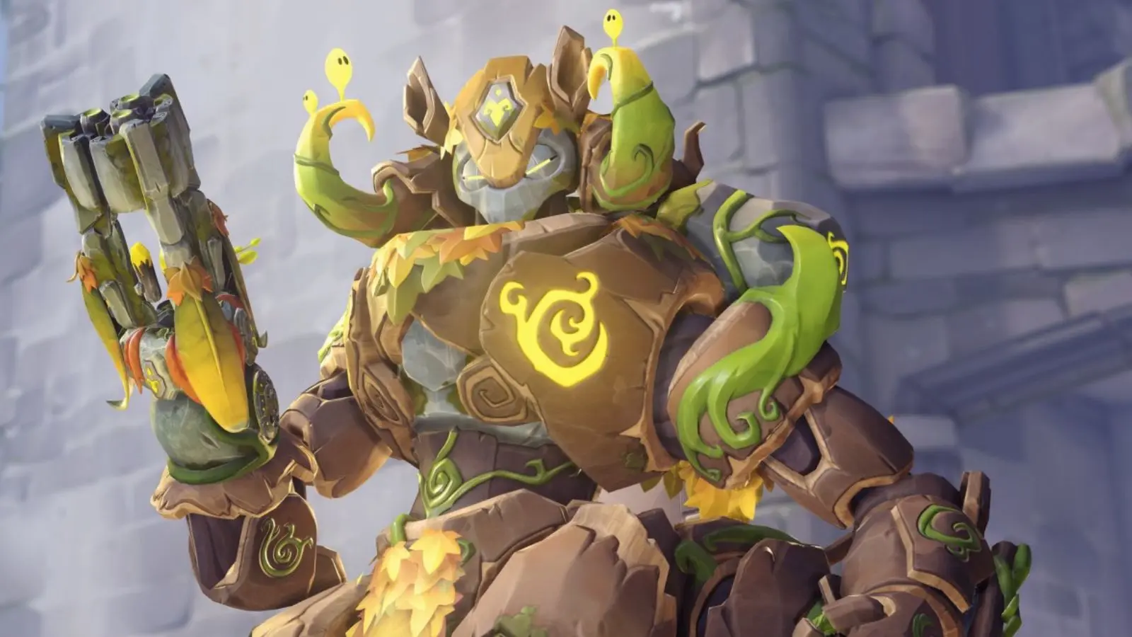 overwatch orisa anniversary skin forest spirit header