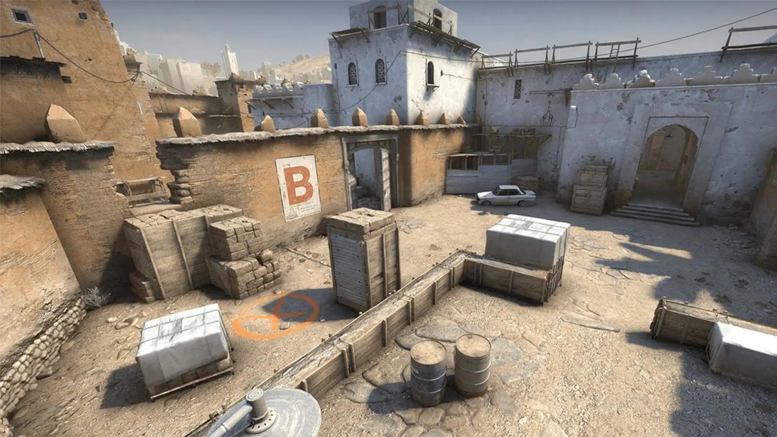 CSGO Dust 2 map