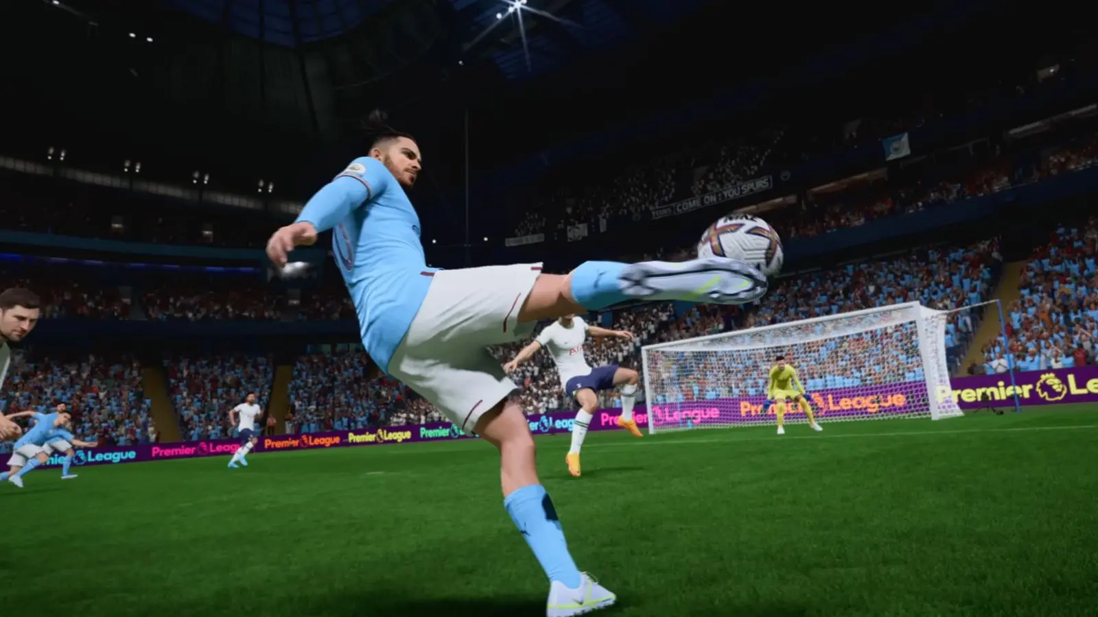 FIFA 23 Jack Grealish striking ball