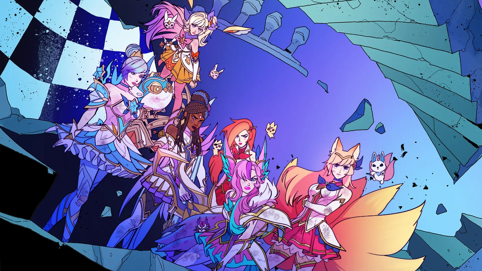 Wild Rift Star Guardian event key art