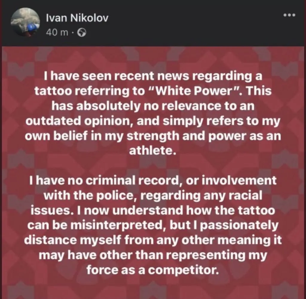 Nikolov tattoo response