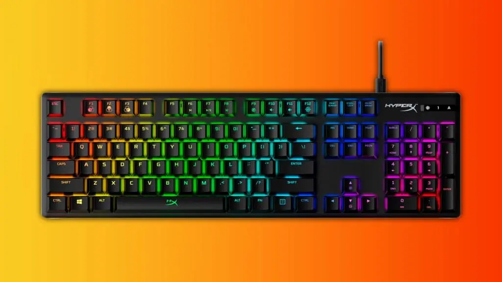 HyperX keyboard