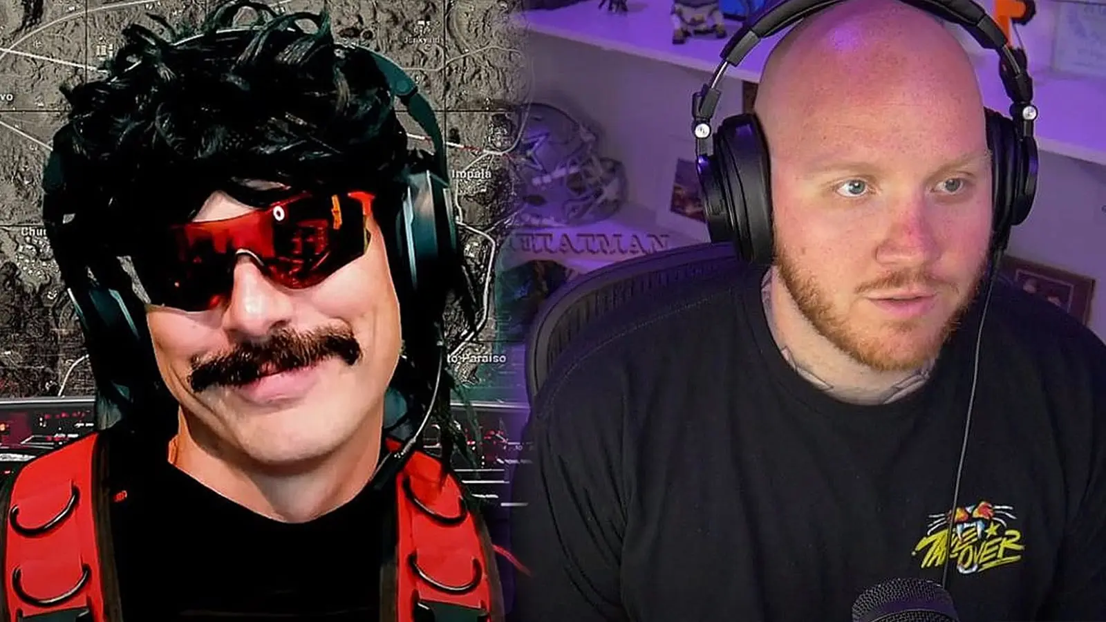 Dr Disrespect and TimTheTatman on stream