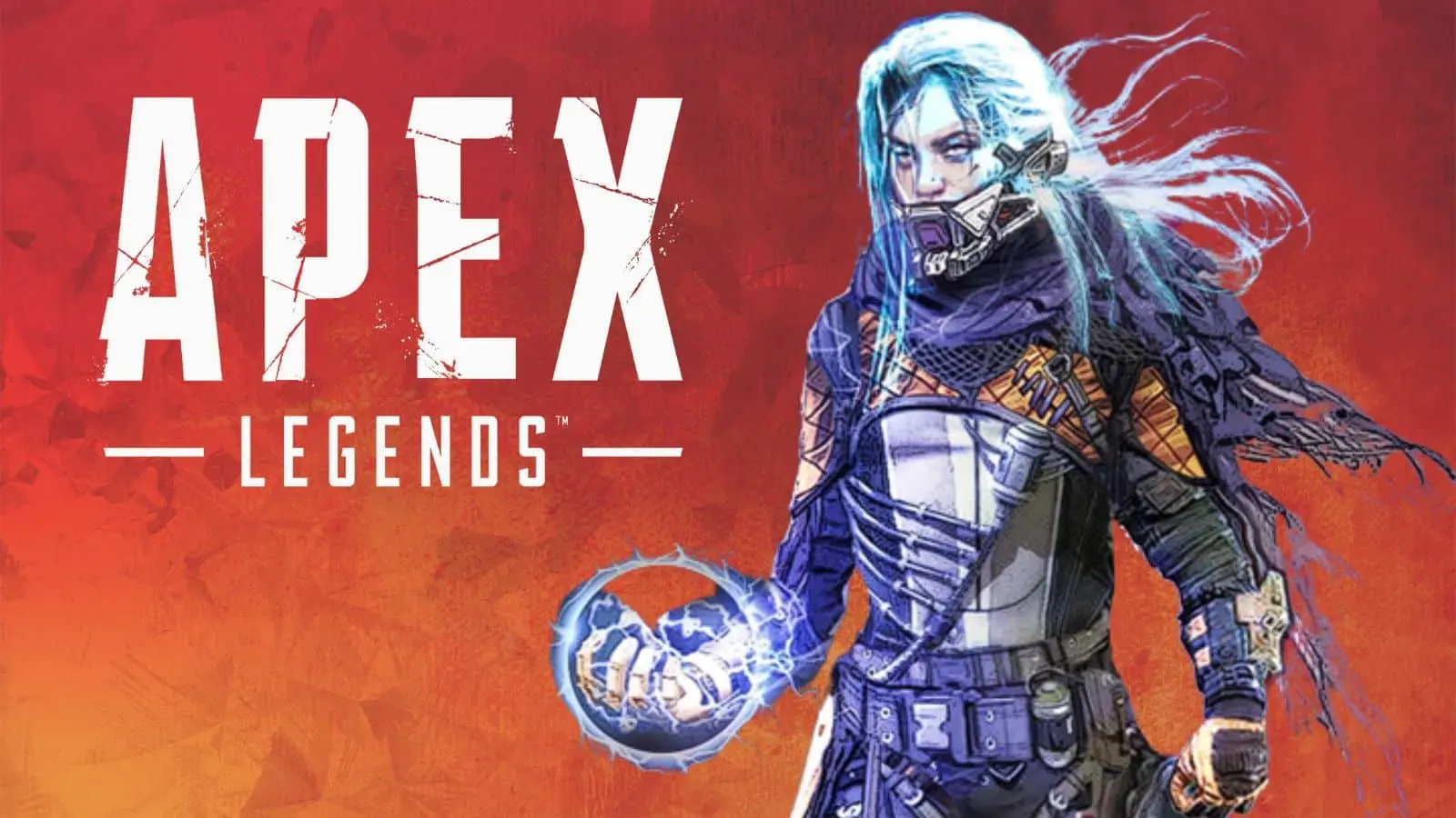 Apex legends ghost concept art with logo header