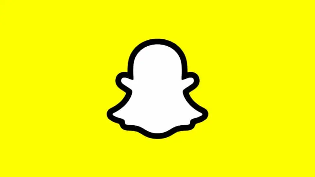 Snapchat logo yellow background