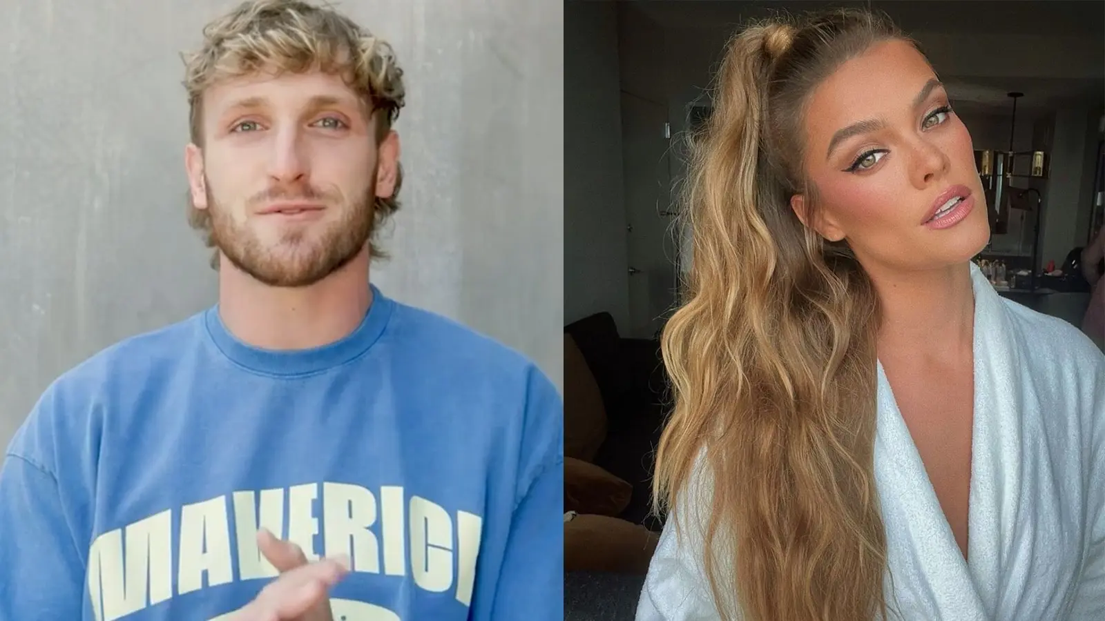 Logan Paul Nina Agdal header